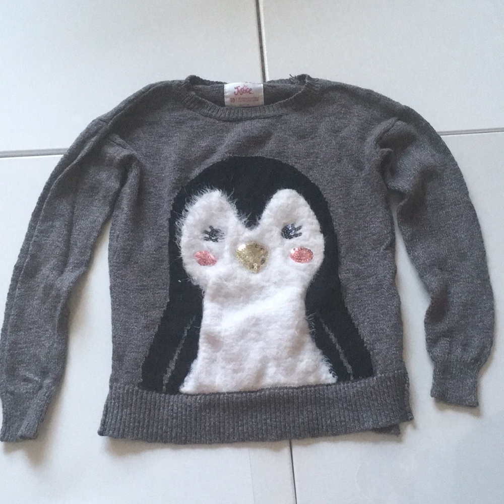 Justice Penguin Sweater